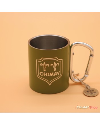 Mug en métal kaki