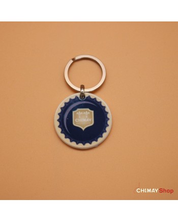 Porte-clé - capsule bleue