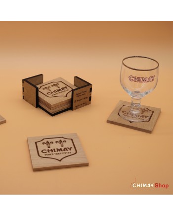 Set de sous-bocks en bois