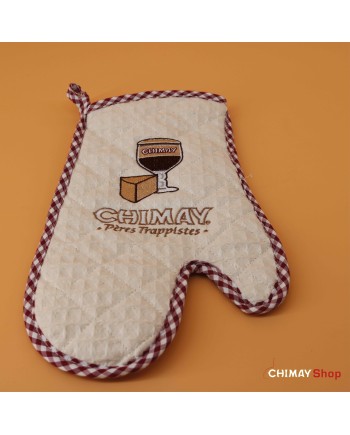 Oven glove – red gingham