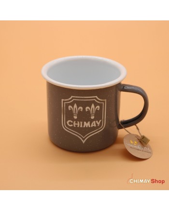 Tasse émaillée grise