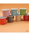 Tasse émaillée rose