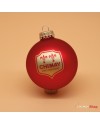 Rode kerstbal