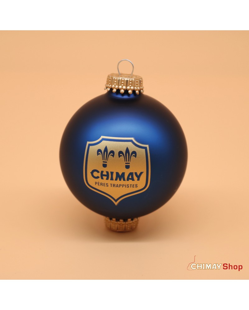 Boule de Noël Bleue