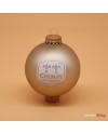 Gouden kerstbal