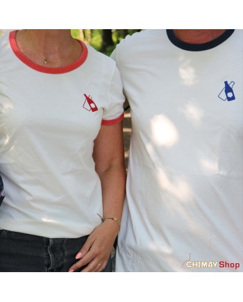 T-Shirt rouge - femme