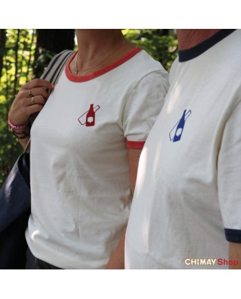 T-Shirt bleu - femme