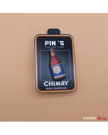 Pin's bouteille bleue