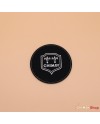 Leatherette coaster - Black