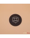 Leatherette coaster - Brown