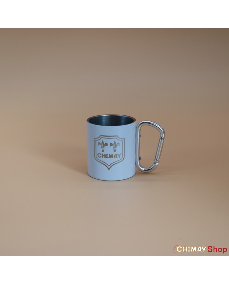 Mug en métal blanc