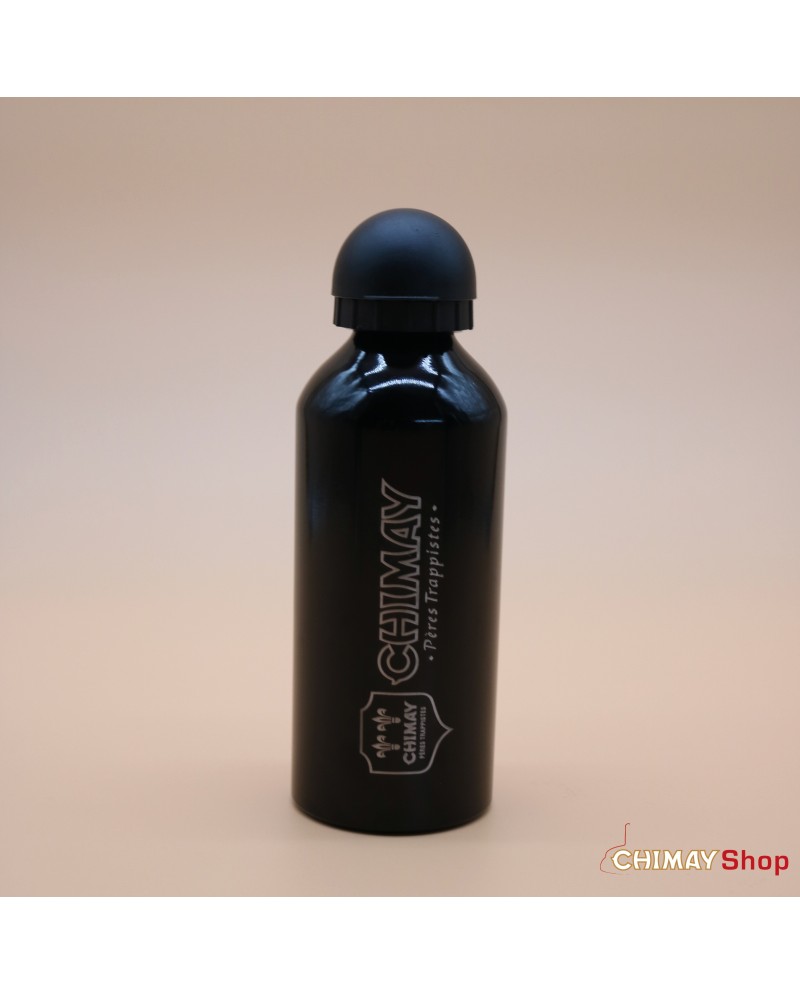 Black cycling bottle